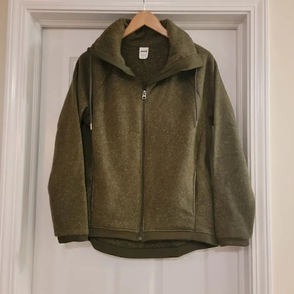 AVITA Jacket moss green full zip size medium NWOT
